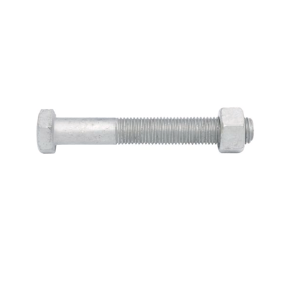 M16 X 120MM HEX HEAD BOLT & NUT - GAL