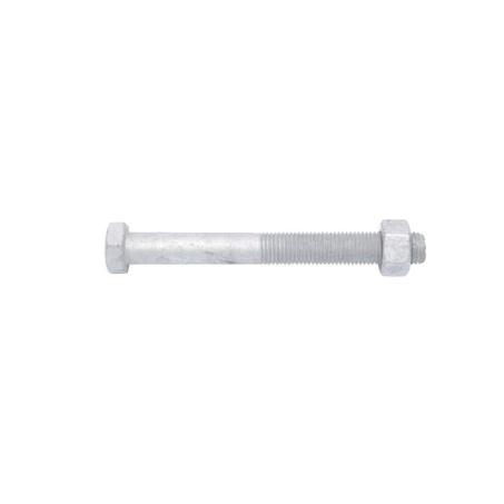 M16 X 150MM HEX HEAD BOLT & NUT - GAL